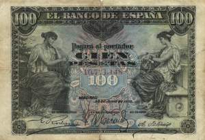 100 Pesetas 30.6.1906